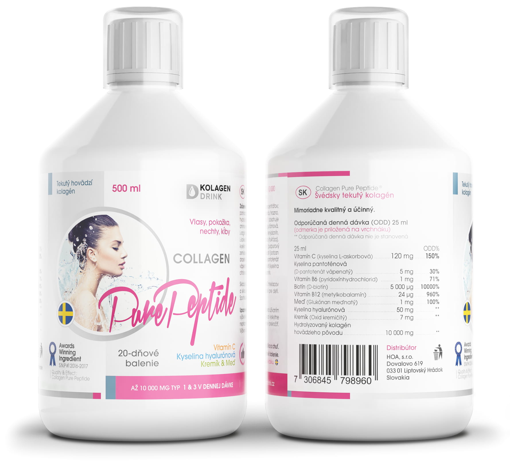 KolagenDrink Collagen 10 000 Bovine Liquid 1-2-1